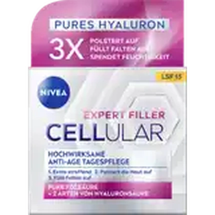 Cremă Zilnică Anti-Age Nivea Cellular Expert Filler cu SPF 15, 100 ml