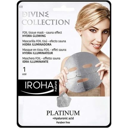 Masca faciala Iroha Nature Hydra Glowing FOIL cu platina