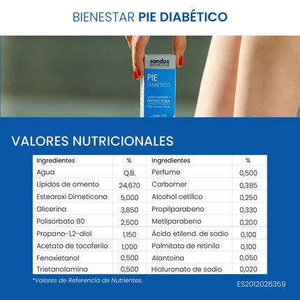 Cremă Picioare, Sandoz Bienestar, 100ml, alb