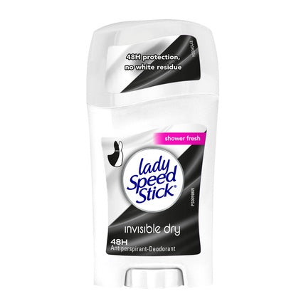 Deodorant solid Lady Speed Stick Invisible Dry, pentru femei, fără urme albe, 40 g