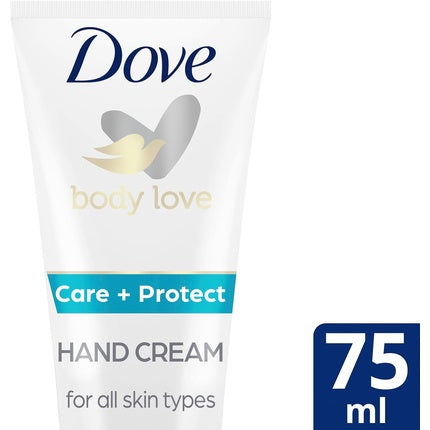 Cremă mâini, Dove, Care Protect, alb, 75ml