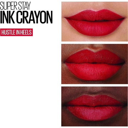 Ruj Mat, Maybelline New York Superstay Matte Ink Crayon, 45 Hustle In Heels
