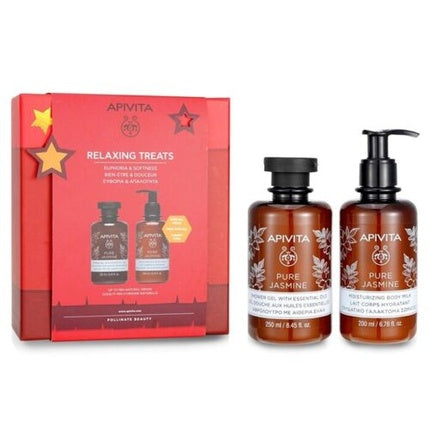 Set Îngrijire Corp Apivita Relaxing Treats Pure Jasmine, 724g