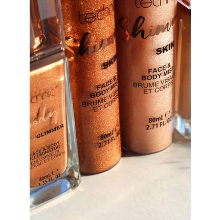 Spray Față și Corp, Technic Shimmer, roz