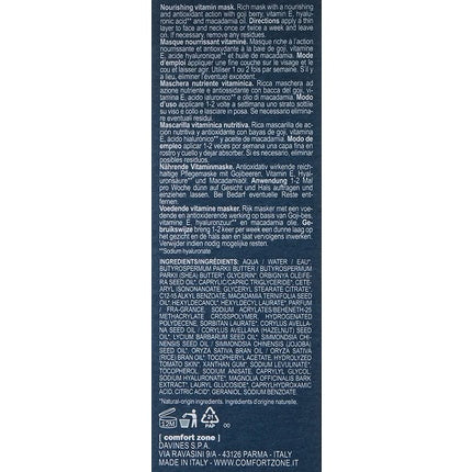 Masca Păr Comfort Zone Renight Vitamina 60ml Albastru