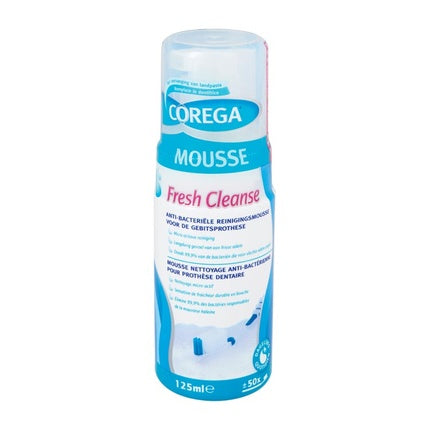 Spumă de curățare dentară Corega Fresh Mousse, 125 ml