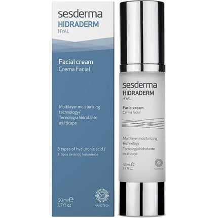 Crema hidratanta faciala, Sesderma, Hidraderm Hyal, 50ml