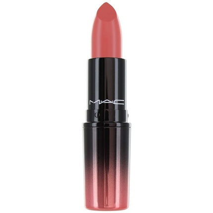 Ruj MAC Love Me, culoare roz pudrată, capac transparent