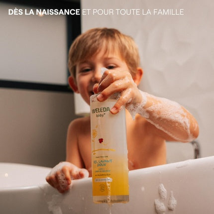 Gel de curățare Weleda Baby, Calendula, fără parfum, 750ml