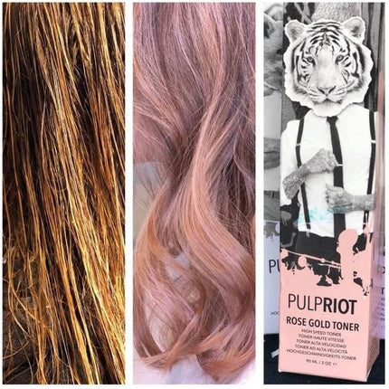 Toner de păr, Pulp Riot, Rose Gold, 89ml