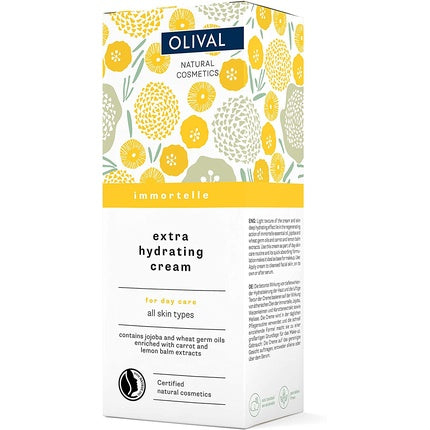 Crema de Zi Hidratantă cu Ulei de Imortelă, 50ml