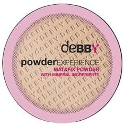 Pudră matifiantă și fixantă Debby Powder No. 1, roz
