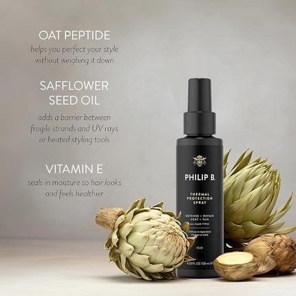 Spray protecție termică, Philip B, Oud Royal, 125 ml