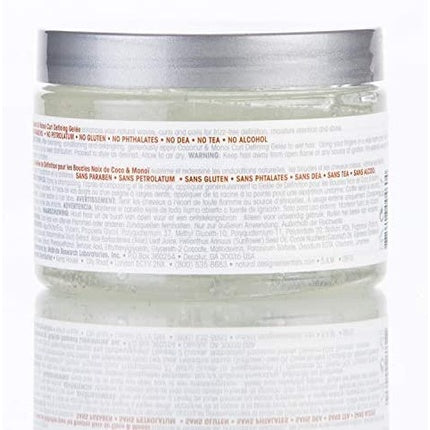 Gel de fixare păr, Design Essentials Natural Coconut & Monoi Curl Defining Gel, 12 oz