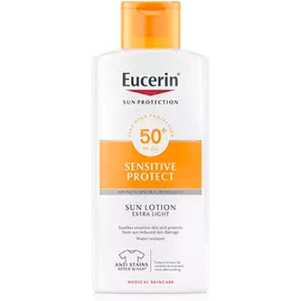 Loțiune de protecție solară, Eucerin Sensitive Protect, SPF50+, 400 ml