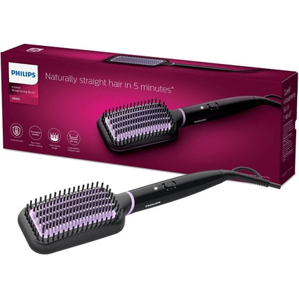 Perie Îndreptare Păr, Philips BHH880/00, Încălzită