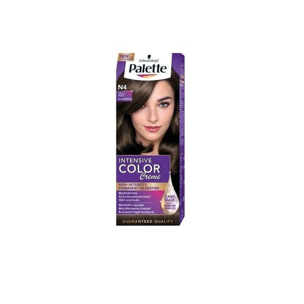 Vopsea permanenta de par, Palette Intensive Color Creme, N4, castaniu deschis