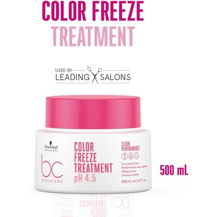 Masca tratament păr vopsit, Schwarzkopf, Bonacure Color Freeze, 200 ml
