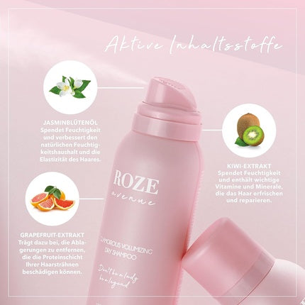 Șampon uscat Roze Avenue, Volum, Vegan, 250ml