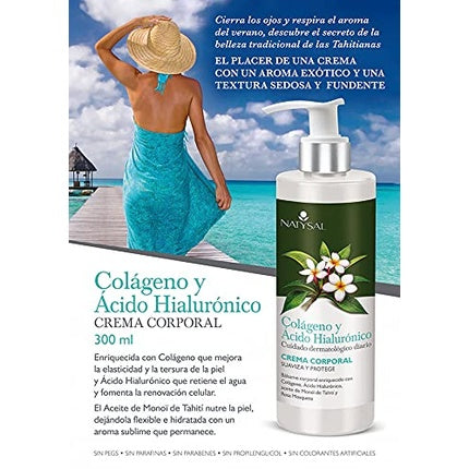 Cremă corp, Natysal, 200g, cu colagen acid hialuronic