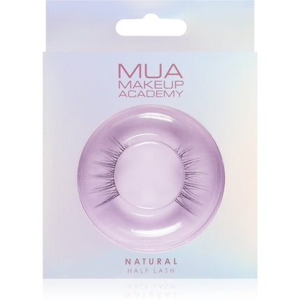 Rimă false, Mua Makeup Academy, Half Lash Natural, set de 2 buc