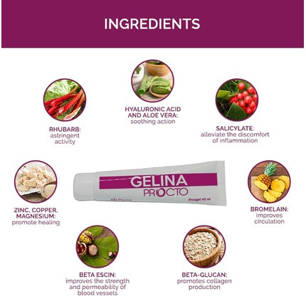 Gel de curățare Gélina Procto Emugel, 40ml