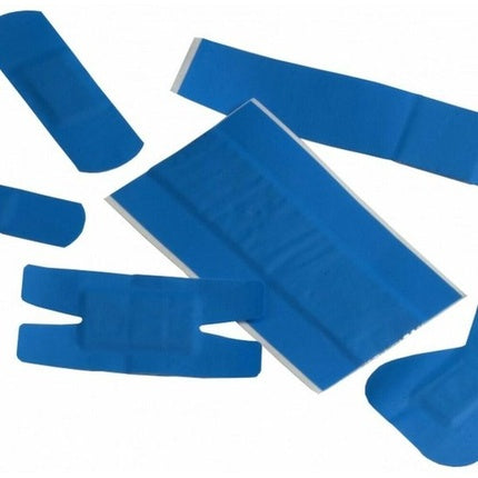 Pansamente Detectabile Heltiq, Set de Pansamente Albastre, 25 bucăți, HACCP