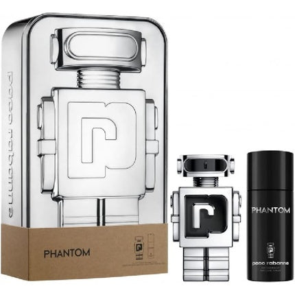 Set cadou parfum Paco Rabanne Phantom, 2 bucăți (100 ml EDT + 150 ml deodorant)