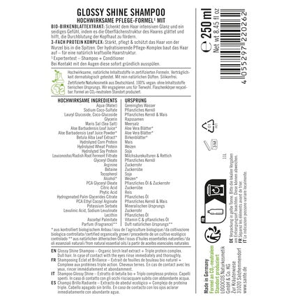 Șampon Sante Naturkosmetik Glossy Shine, cu extract de floare de tei, pentru păr lucios, 250 ml