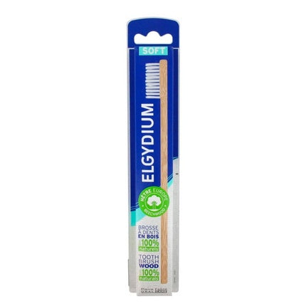 Periuță de dinți Elgydium Eco Soft din lemn