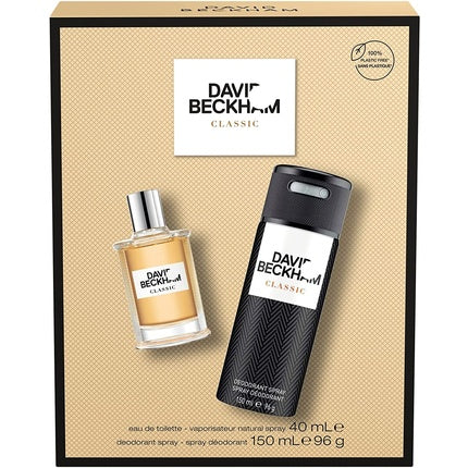Set cadou, David Beckham, Classic, bej