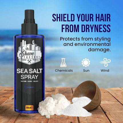 Spray de păr The Shave Factory Ocean Sea Salt Spray, 290 g