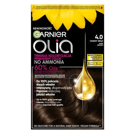 Vopsea de Păr Garnier Olia 40 Maro Închis, 262 g