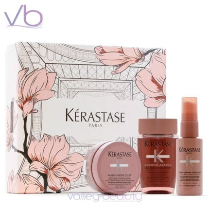 Kit Îngrijire Păr, Kérastase, Chroma Absolu, roz