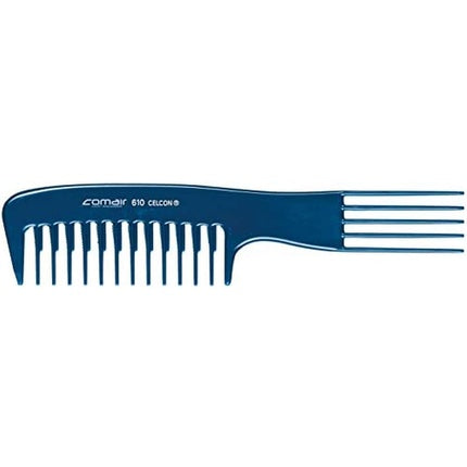 Pieptăn de coafat Comair Blue Profi-Line 610, metalic, negru