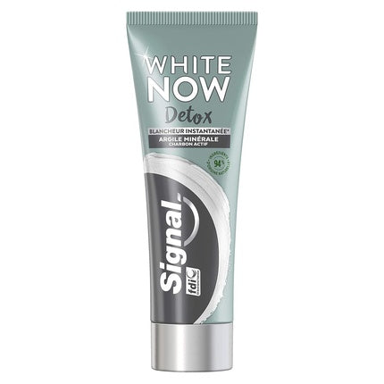 Pastă de dinți Signal White Now Detox cu argilă și cărbune activat, 75ml