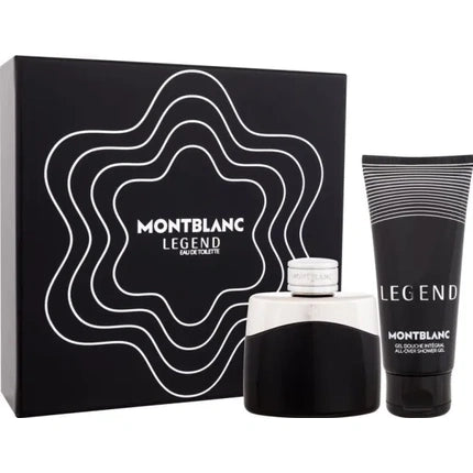 Set Cadou Parfum Montblanc Legend, Eau de Toilette 50 ml + Gel de duș 100 ml, negru