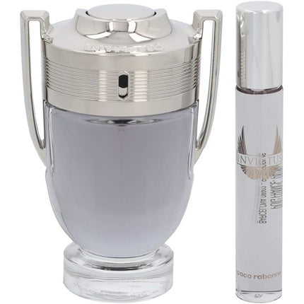 Set Parfum Paco Rabanne Invictus, 100ml + 20ml, Gri