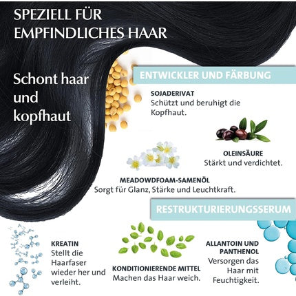 Vopsea de păr, Clearé Institute Clinuance 1.0, negru