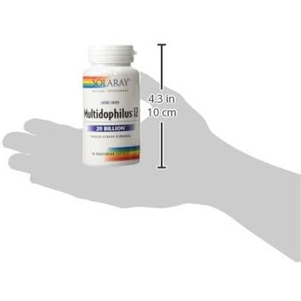 Supliment Solaray Multidophilus 12, 50 capsule, alb