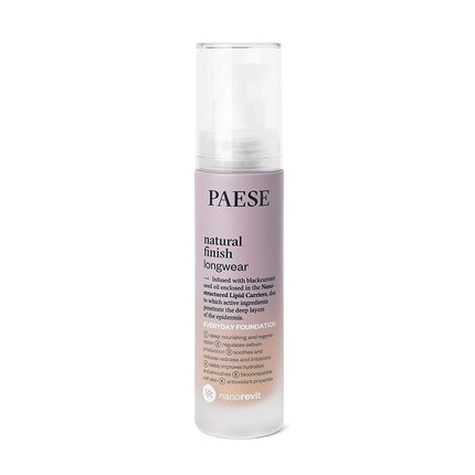 Fond de ten, Paese Cosmetics, Nanorevit 03 Sand, finisaj natural, 35ml