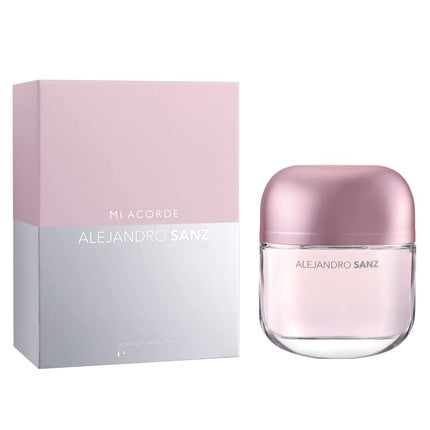 Eau de Toilette Mi Acorde de Alejandro Sanz, 80ml, roz-argintiu