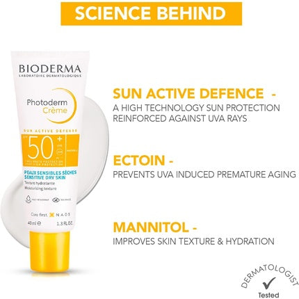 Cremă Față Bioderma Photoderm Max SPF50 40ml Galben