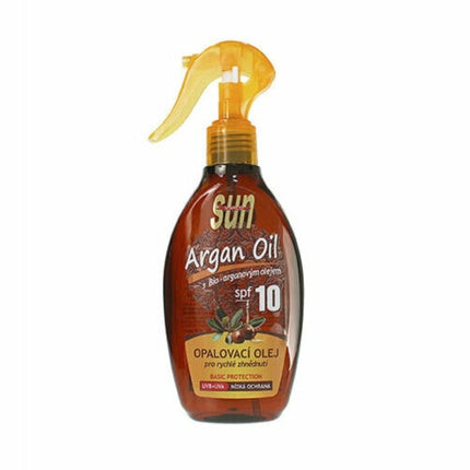 Ulei de plajă, Vivaco, Sun Argan Oil, maro, SPF 10