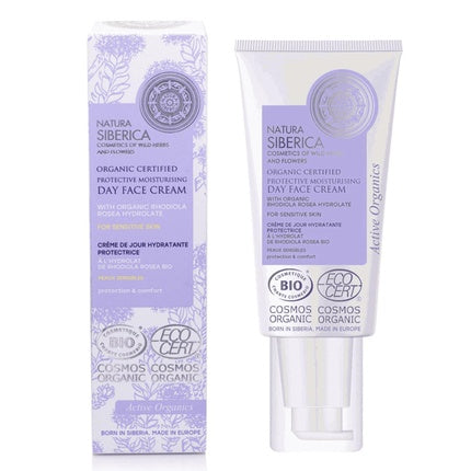 Crema de zi Natura Siberica Protective Moisturising, 50ml