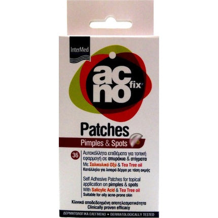 Intermed Acnofix Patches, 36 bucăți, pentru coșuri și puncte negre