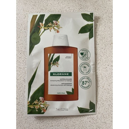 Șampon anti-mătreață, Klorane, cu galangal, 7ml