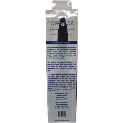 Perie de păr Mediceuticals SCALPRO Smoothing and Detangling, negru