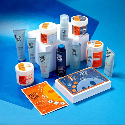 Dischete Față, Nip+Fab, Glycolic Night Pads, 60 buc, Alb