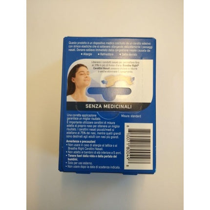 Breathe Right, Original Standard Nasal Strips, 30 buc
